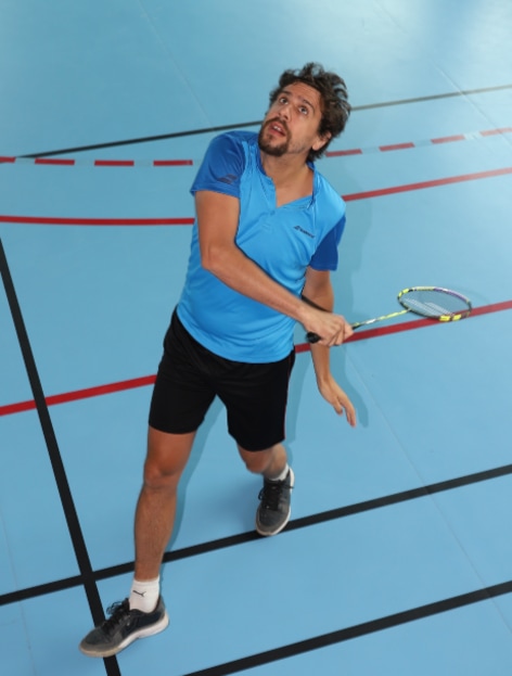 A badminton Tour de France by thumb – Loïc Gaessler