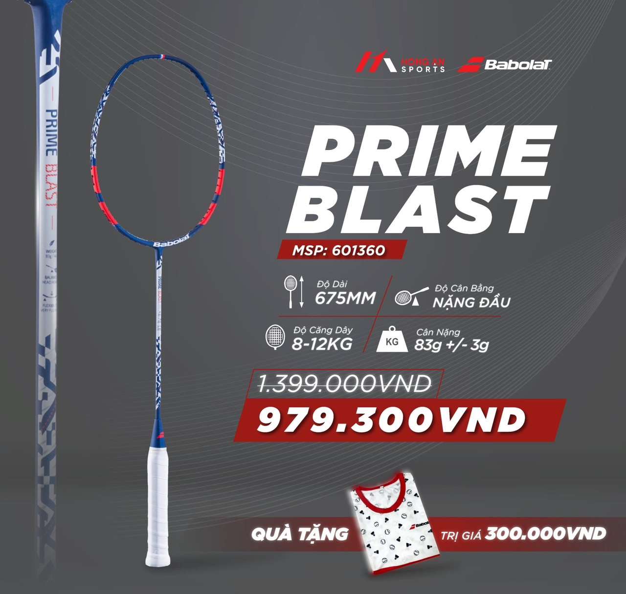 PRIME Blast Unstrung Babolat Viet Nam