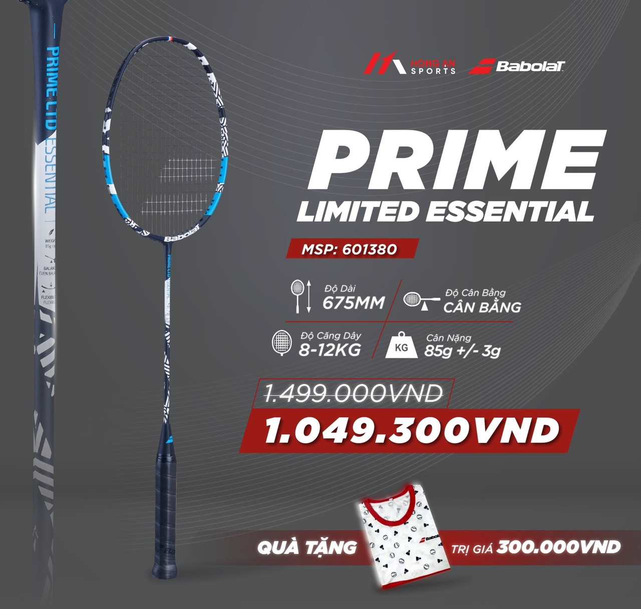 PRIME Essential Limited Edition 2021 Strung - Babolat Viet Nam