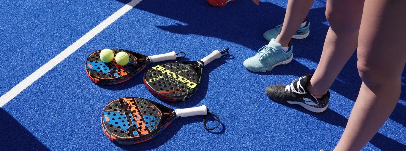 All the equipment you need to play padel