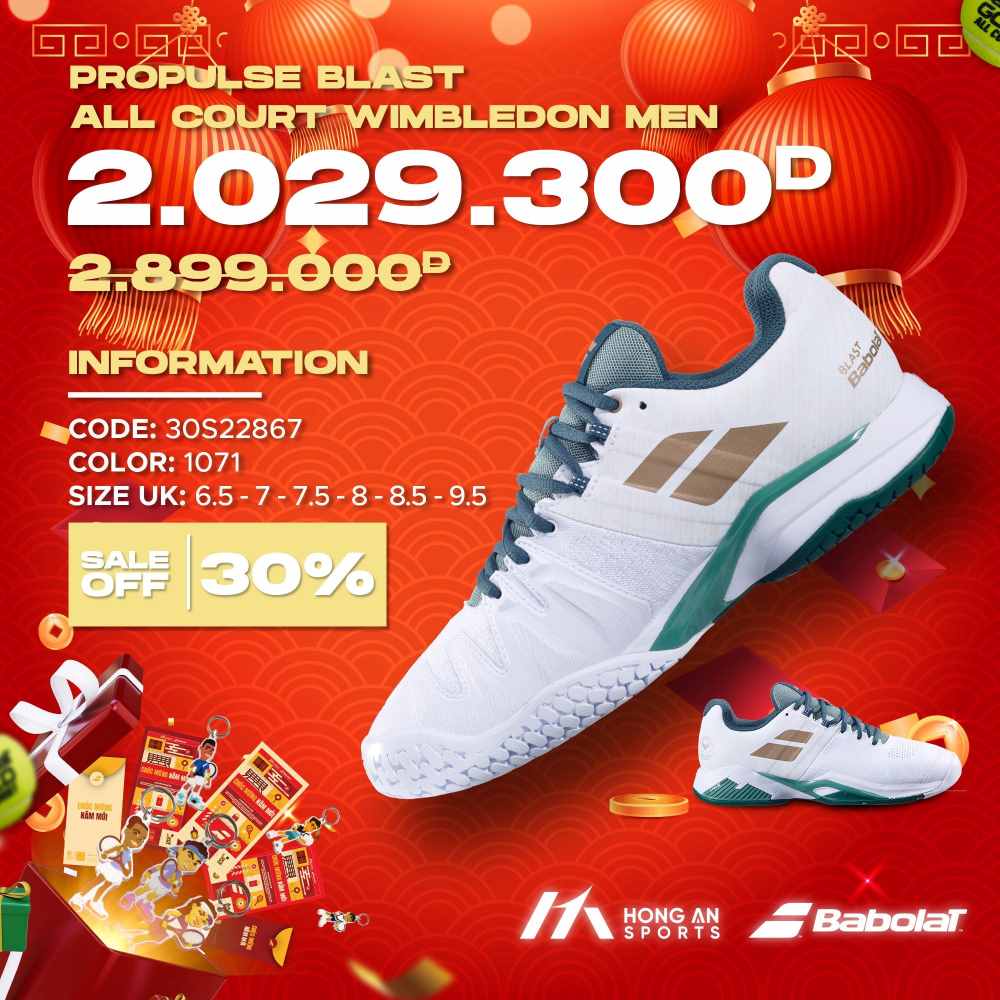 Propulse Blast All Court Wimbledon Men Babolat Viet Nam