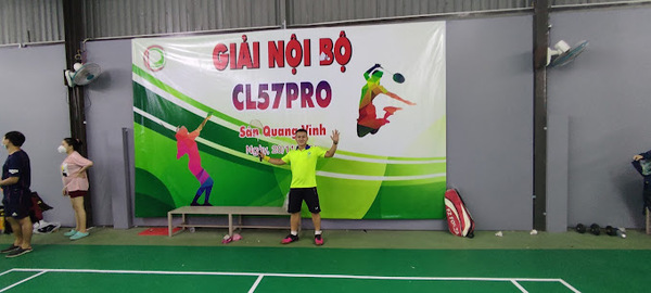 Giải đấu cầu lông do sân Quang Vinh tổ chức