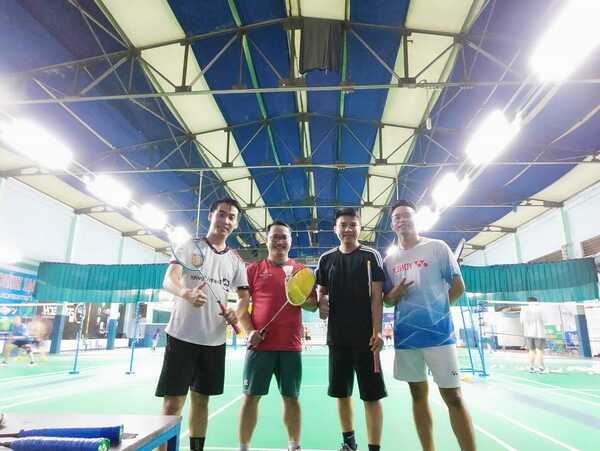 Các vợt thủ luôn cảm thấy hài lòng khi tập luyện tại sân Thiên Vân