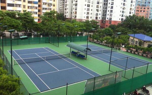 Thiết kế sân tennis cần đảm bảo chất lượng sử dụng tốt